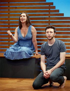 RIVERBED with Miriam Silverman & Adam Green (photo by Carol Rosegg)